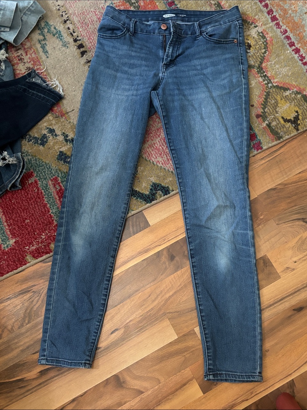 Old Navy Women's Dark Blue Skinny Jeans